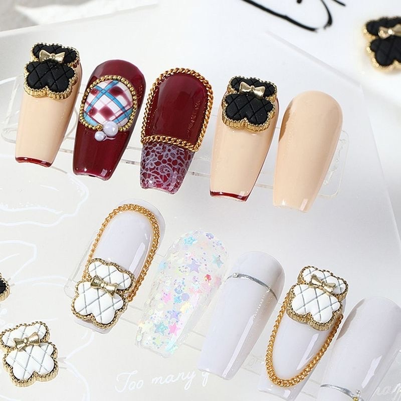 Charm Gấu Gắn Móng-Set 2 con