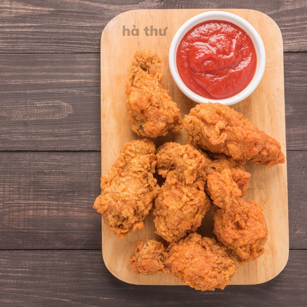 Bột chiên gà kfc túi 1kg giòn thơm, chuyên dụng cho nhà hàng quán ăn