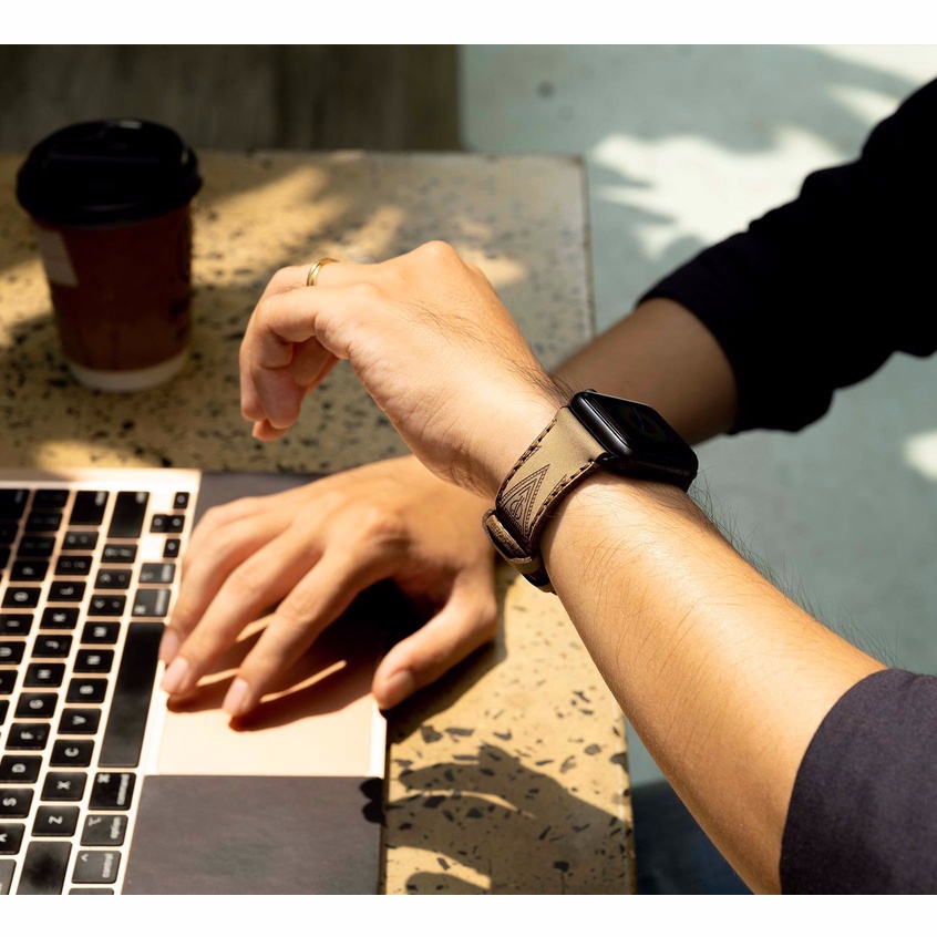 Dây da SEN dành cho đồng hồ Apple Watch size 42/44/45, chính hãng Khacten.com