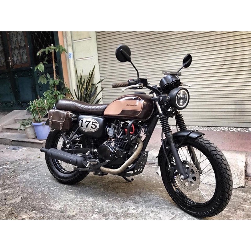 Túi treo xe Kawasaki W175, Kawasaki, W175, tui treo xe