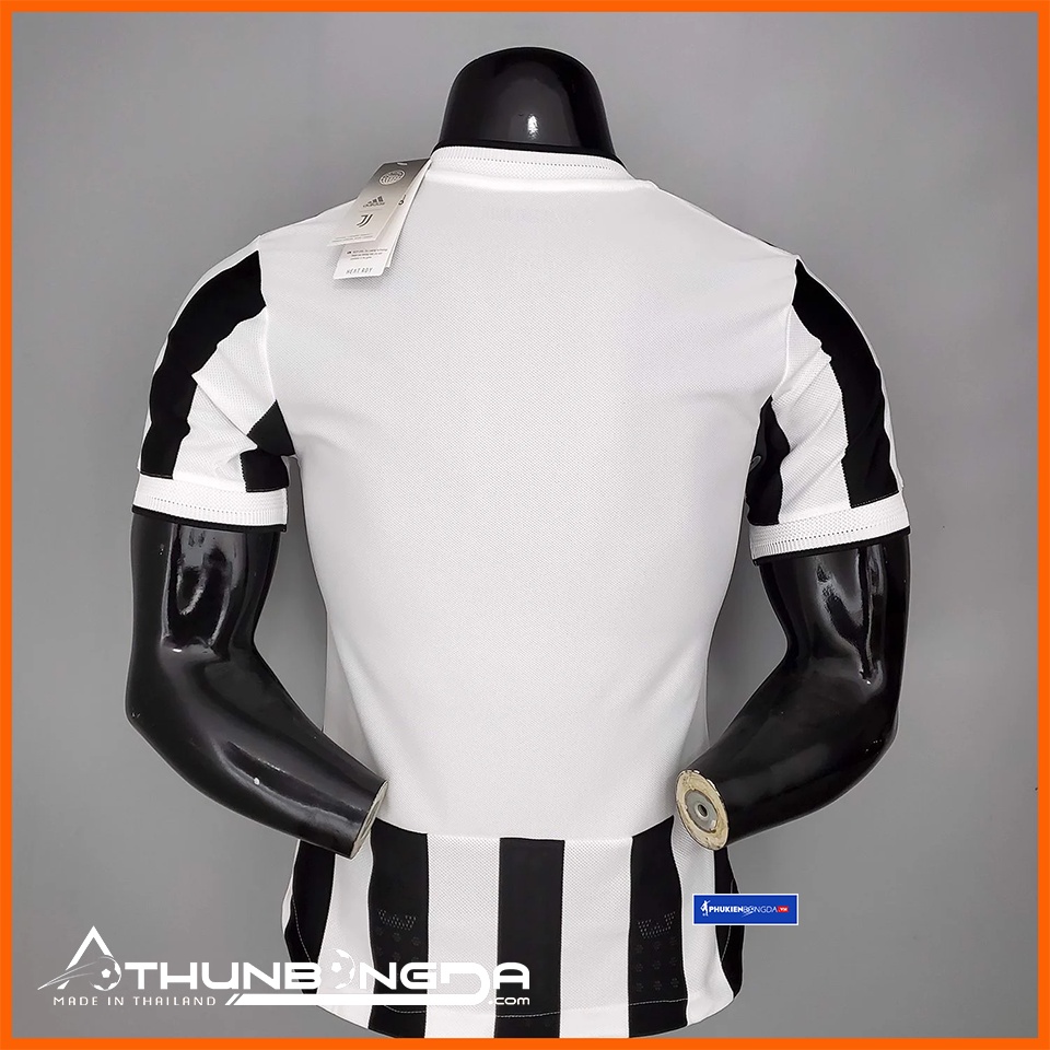 Áo Juventus sọc trắng đen sân nhà 2021/2022, 2021/22 bản PLAYER Body Slim Fit cao cấp