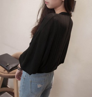 Carigan gân 2 cúc cho nữ
