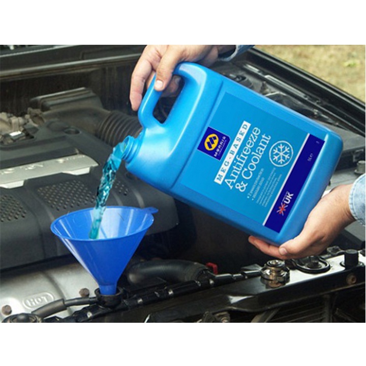 Nước làm mát động cơ ô tô màu xanh pha 50/50 Morris MEG Antifreeze and Coolant 1L