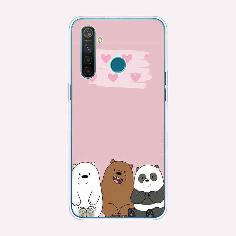 Ốp silicon Mềm In Hình We Bare Bears Cho Oppo Realme 6 Pro / 5 Pro / 5i / 6i / 3 / C11