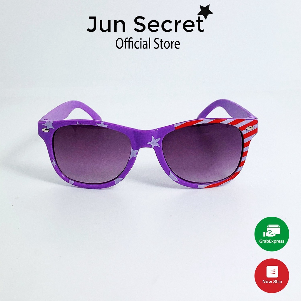 Kính mát trẻ em form ôm mặt Jun Secret kiểu dáng đơn giản dễ thương dành cho bé trai và bé gái từ 1 tới 5 tuổi JS202201