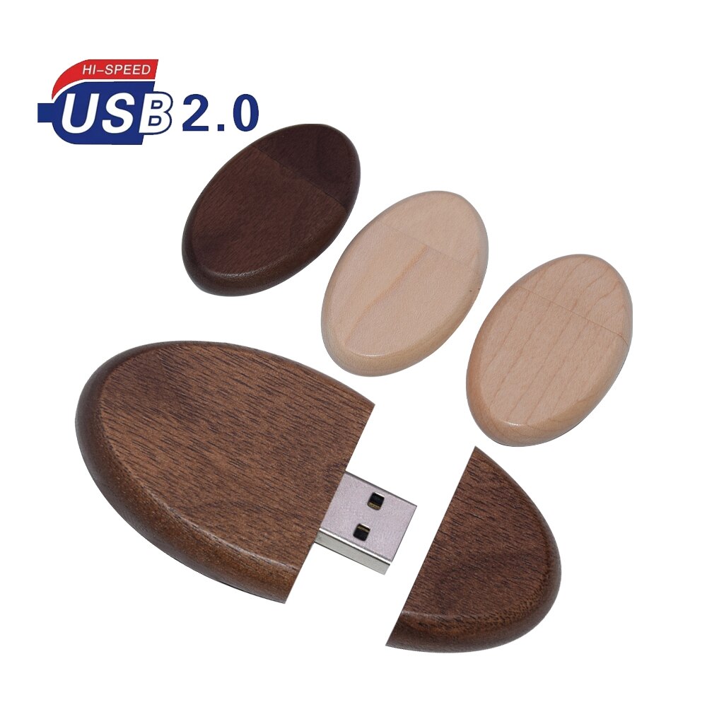 Usb Mini 32gb 64gb 8gb 128gb Bằng Gỗ Chống Thấm Nước