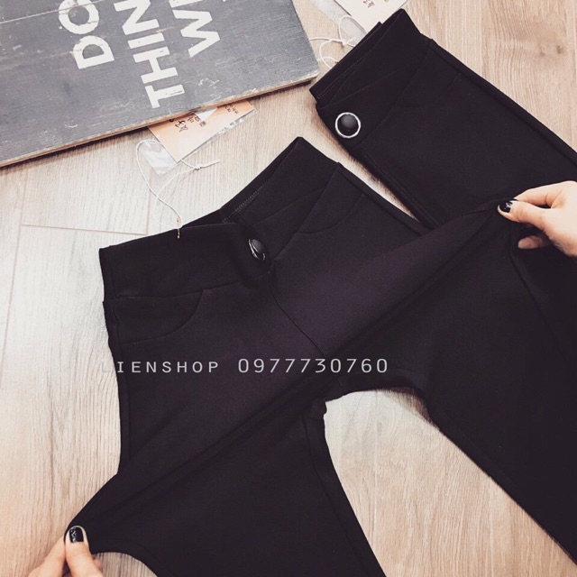 Quần legging hàn khuy trước sz mlxlxxl