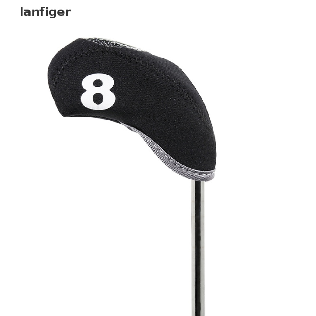 Set 12 Vỏ Bọc Đầu Gậy Đánh Golf Bằng Da PU Thêu Logo Hai Mặt