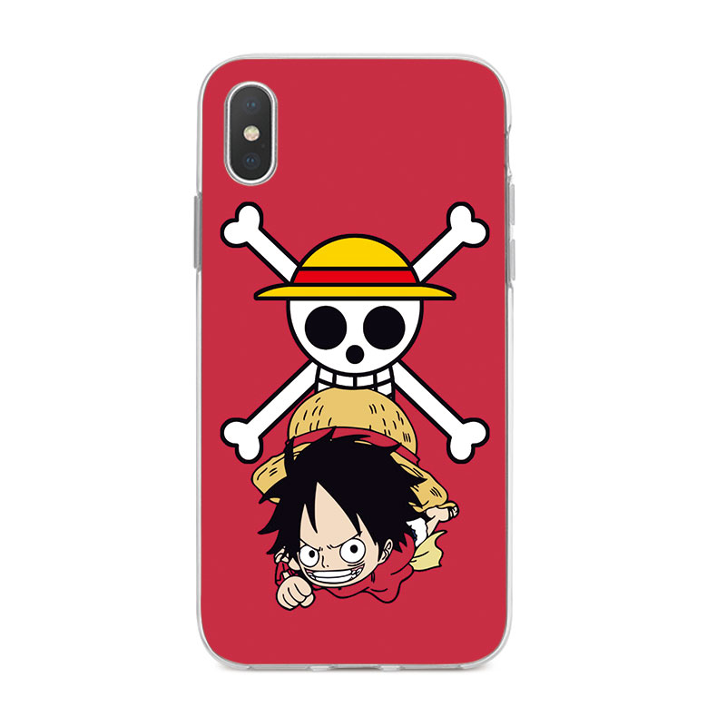 Ốp Lưng iPhone X 6 6s 6Plus 6s Plus 7 7Plus 8 8Plus 5 5s SE TPU mềm Case One Piece Ace