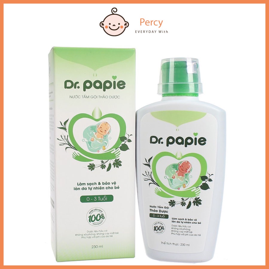 Nước Tắm Thảo Dược Dr Papie Cho Bé 230ml