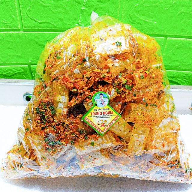 [500g] Bánh Tráng Ống Cuộn Sate Tôm TRUNG NGHĨA
