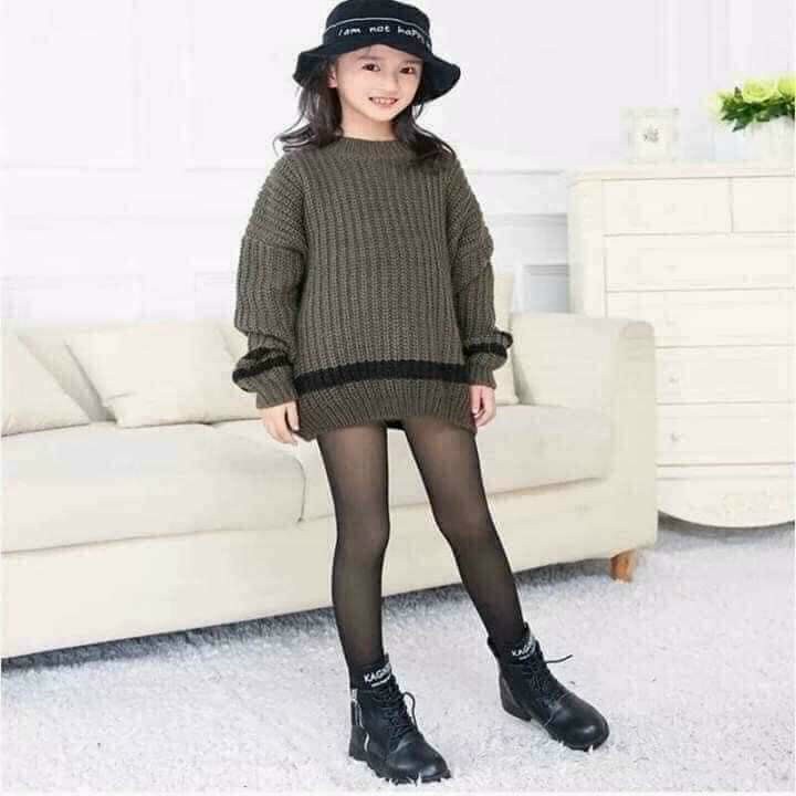 Quần tất bé gái 3D 6S hàng đẹp phong cách Hàn Quốc cho bé từ 3 đến 9 tuổi QT01