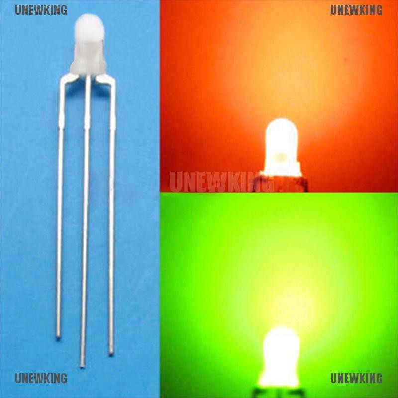 Set 100 Điốt Đèn Led 3 / 5mm 2 Màu Chuyên Dụng