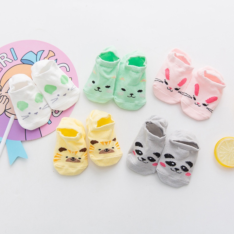 Vớ cotton họa tiết hoạt hình cho bé