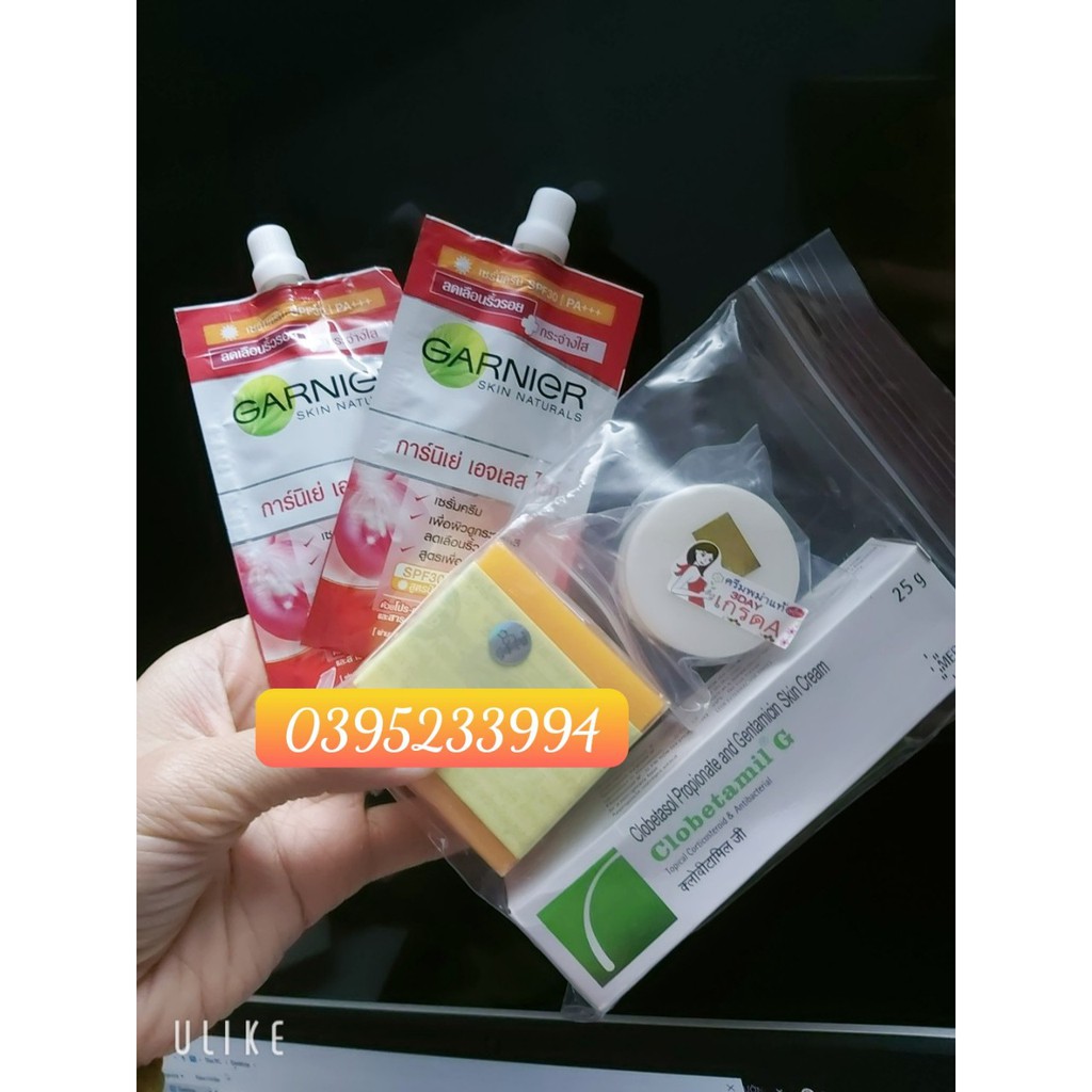 BỘ NÁM CLOBETAMIL G GÓI DƯỠNG MÀU ĐỎ