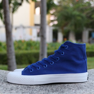 Giày Sneaker Ck2 Cổ Cao Xanh Nhạt Nữ