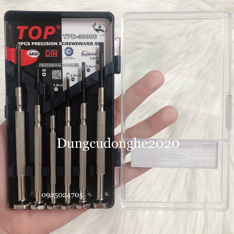 Bộ Tua Vít Sửa Đồng Hồ, Điện Thoại, Laptop Top Tpd-30006
