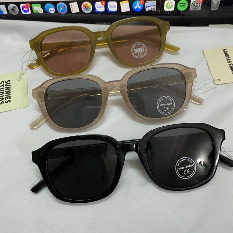 Kính mát Homer Sunnies Studios chống UV400 thời trang nam nữ gọng nhựa chính hãng