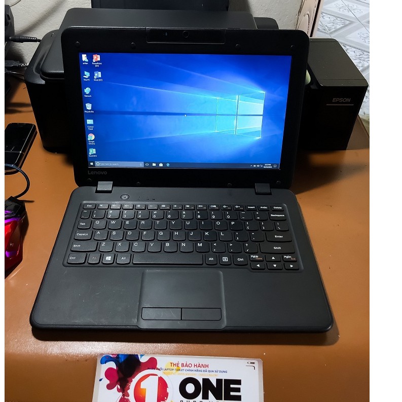 Laptop Lenovo N22 Ram 4Gb, SSD 64Gb, Wedcam xoay 180 độ, máy chỉ nặng 1Kg) . | BigBuy360 - bigbuy360.vn