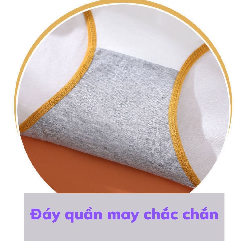 Quần lót nữ kháng khuẩn khử mùi, quần chíp nữ tôn dáng viền phối màu siêu xinh LANIXA L002