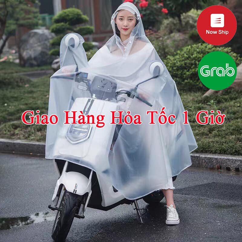 Áo mưa 1 đầu trong suốt