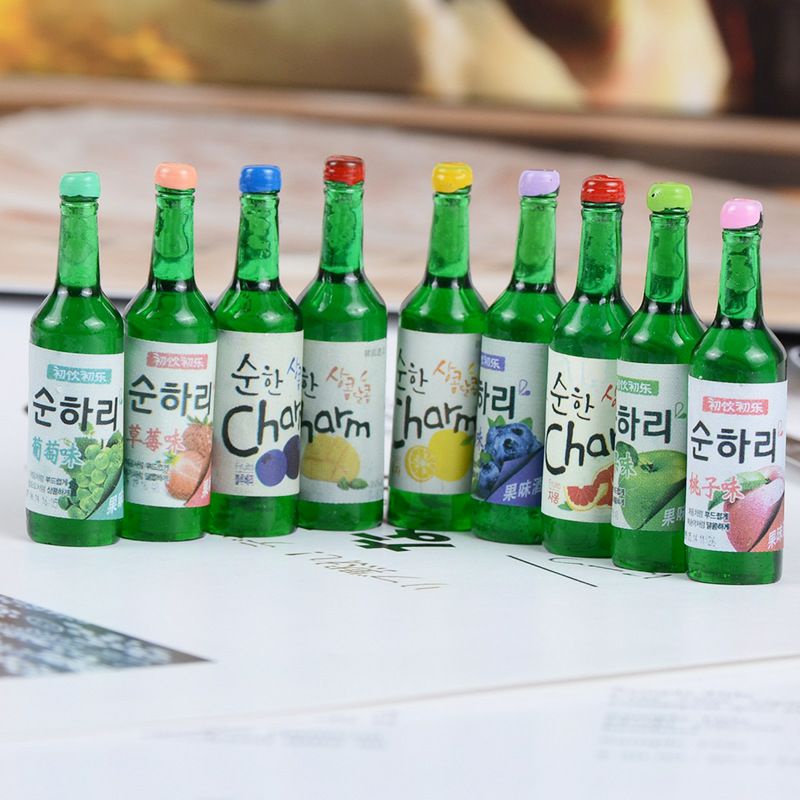 BN143 charm chai soju nguyên liệu trang trí ốp điện thoại
