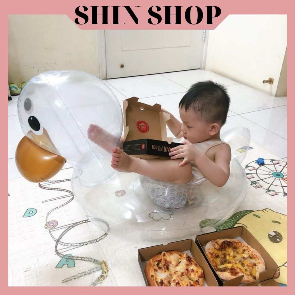Phao Bơi Cho Bé Hình Vịt Con Siêu Dễ Thương PB04 SHIN SHOP