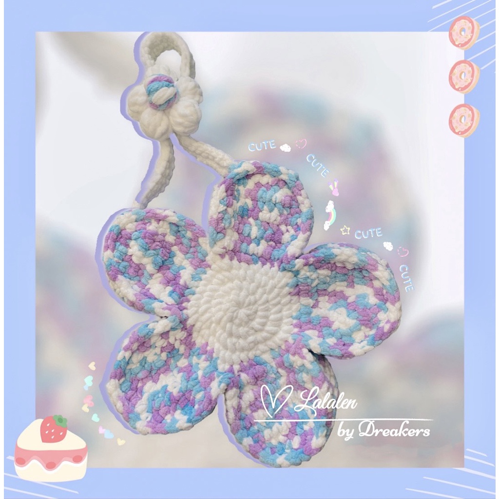 Túi Len Loang Bông Hoa Cúc - Flower Blooming Bag - Nhận Mix Màu/Ship Gấp Theo Yêu Cầu