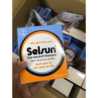 Dầu Gội Selsun Chống Gàu & Ngứa Hộp 20 Gói