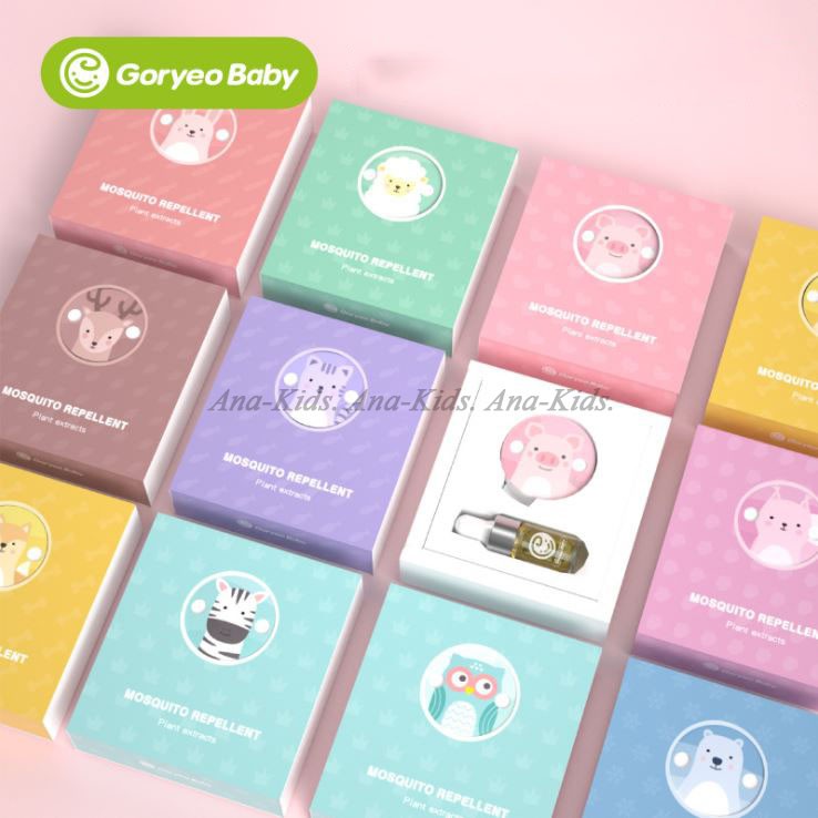 Kẹp đuổi muỗi Goryeo Baby,tinh dầu hương sả an toàn cho bé,giảm thiểu khả năng bị muỗi đốt tới 90%