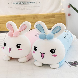 Gấu Bông Thỏ Nằm Mặc Áo Siêu Đẹp Size 1m/1m3 - Thú Bông Thỏ Nằm Hàng Nhập Cao Cấp