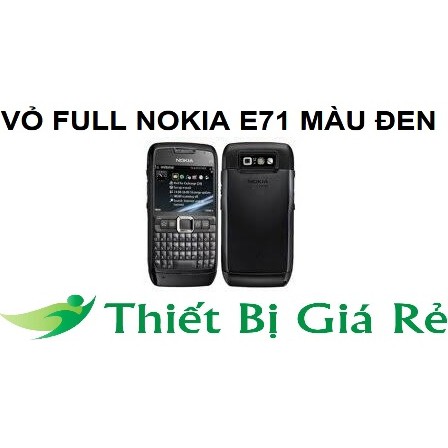 VỎ FULL NOKIA E71 MÀU ĐEN