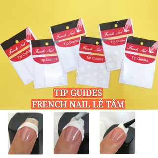 Bộ Dán Hỗ Trợ Vẽ Móng French Nail Sticker Tiện Lợi(Giao Ngẫu Nhiên)