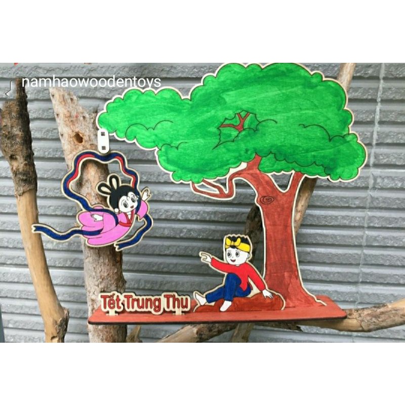 Quà trung thu sét lắp ghép tô màu rước đèn , chị hằng🎊 bé thỏa sức sáng tạo trang trí