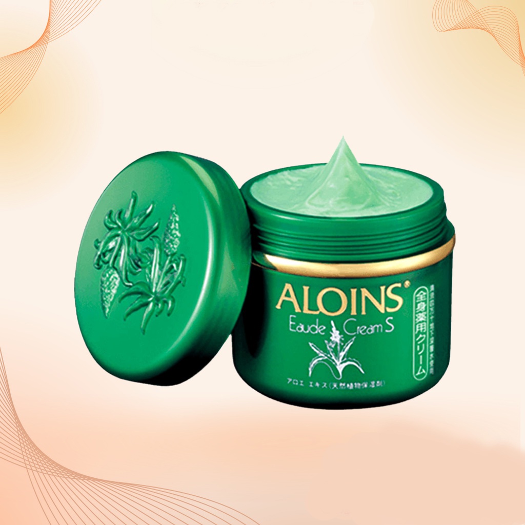 Kem Dưỡng Ẩm Trắng Da Lô Hội Aloins Eaude Cream S 185g Nhật Bản Cho Da Khô Dầu Nhạy Cảm