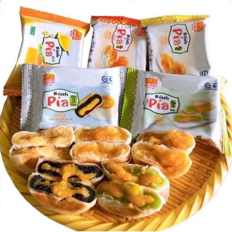 Bánh pía kim sa Tân Huê túi 12 bánh
