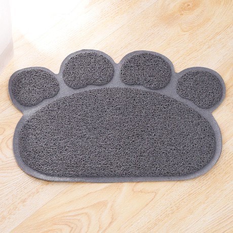 Thảm lót vệ sinh chống rơi cát cho chó mèo hình bàn chân sz 30x40cm ( màu ngẫu nhiên)