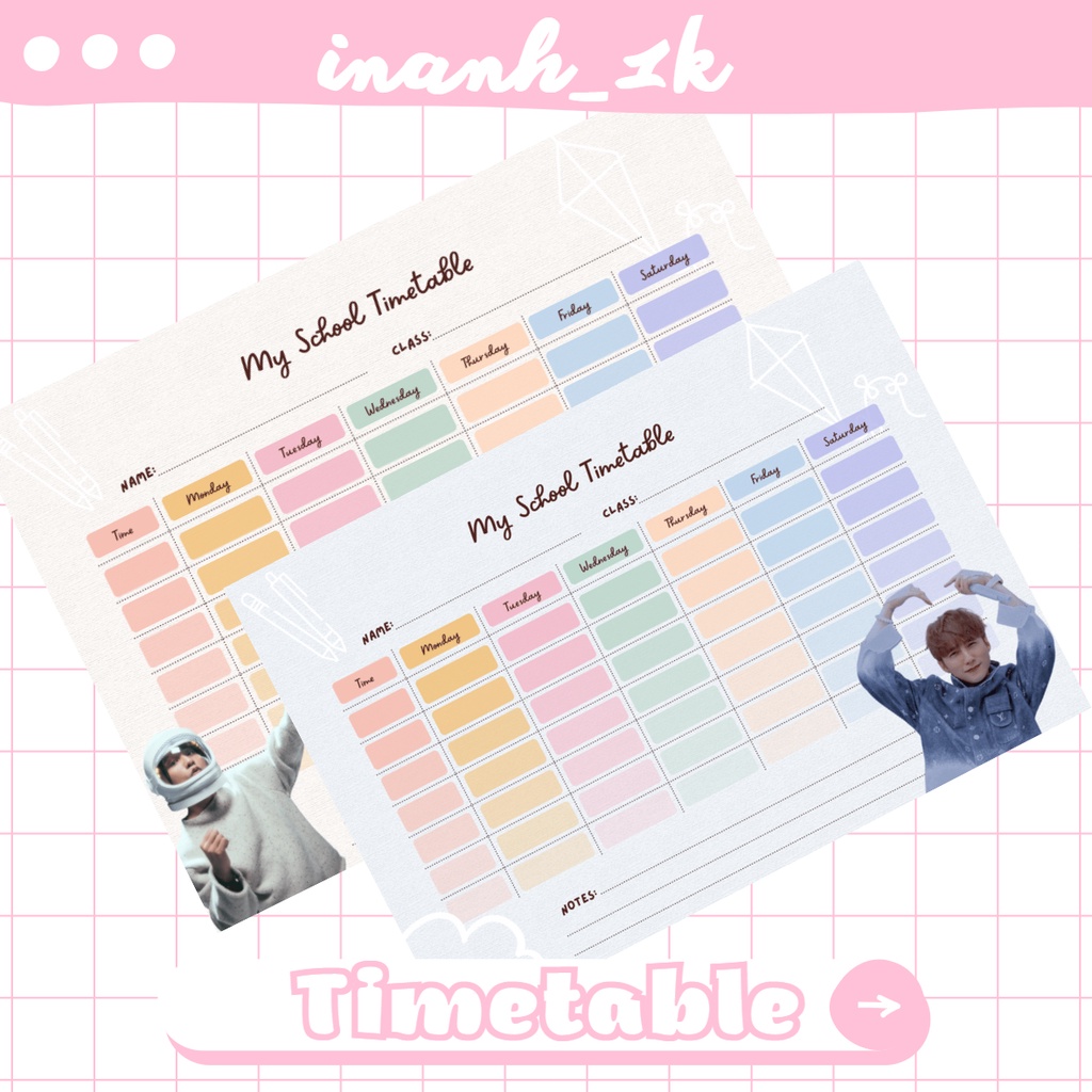 Thời khóa biểu Sơn Tùng MTP
