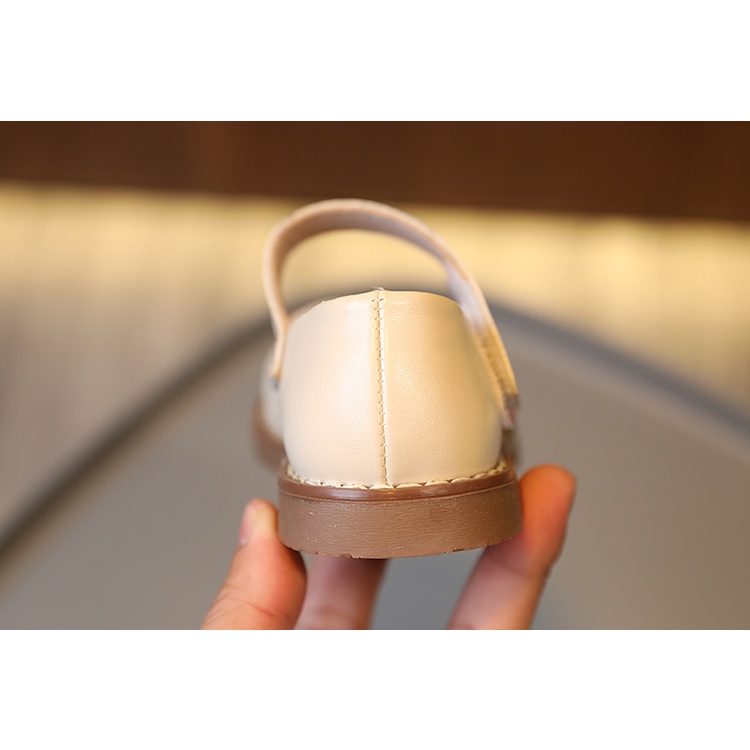 Giày Da Đế Mềm Chống Trượt Cho Bé Gái Từ 2-8 Tuổi