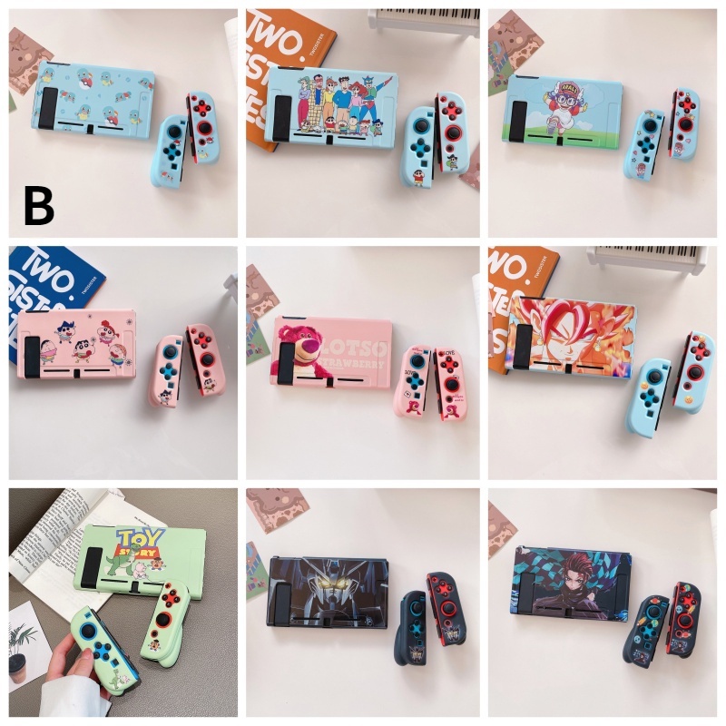 Vỏ Tpu Mềm Họa Tiết Hoạt Hình Cho Tay Cầm Chơi Game Nintendo Switch