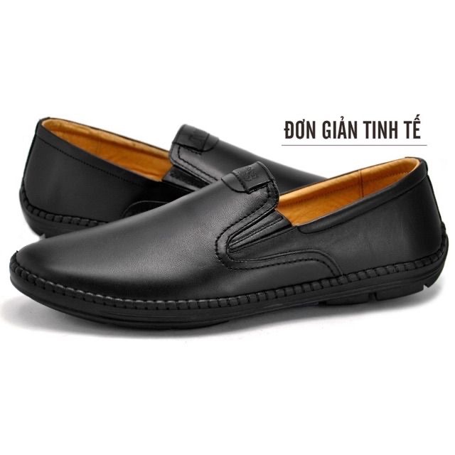 Giày lười nam thời trang chữ BOSS cá tính | BigBuy360 - bigbuy360.vn
