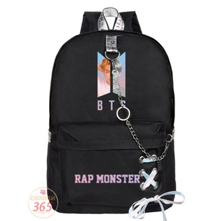 Cặp sách Rap Monster balo in hình idol giá tốt tặng sticker BT21 chonmua365 BLV21