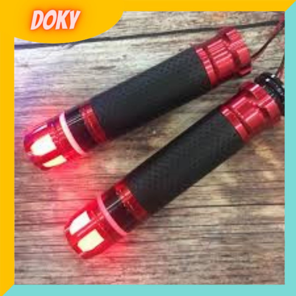 Bao Tay nắm XE MÁY có đèn LED xoay linh hoạt Bộ tay nắm Rizoma xoay đèn THỜI TRANG -TNXDR