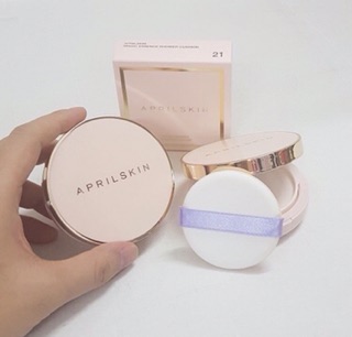 PHẤN NƯỚC APRIL SKIN MAGIC ESSENCE SHOWER CUSHION SPF50+++ ( APRIL SKIN HỒNG)