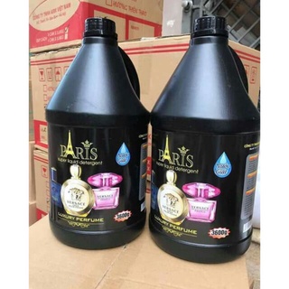 Thùng 4 can Nước giặt Paris 3.6L hương nước hoa Pháp hàng chính hãng