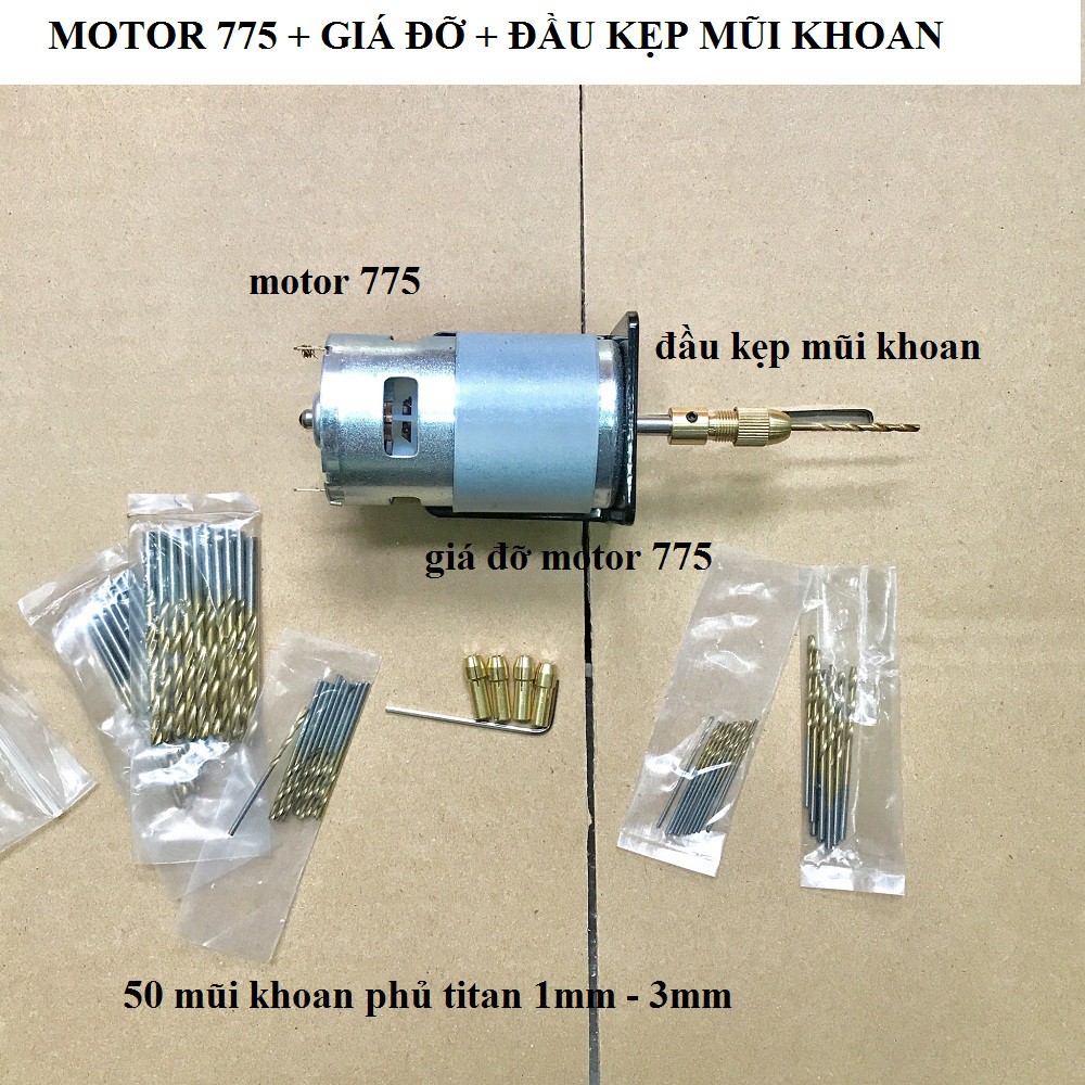 motor 775,795,895 bộ chế máy khoan đầy đủ