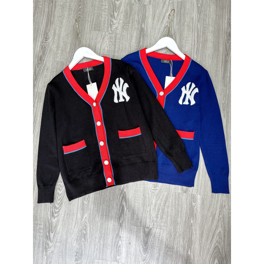 Áo Khoác Len Cardigan Phối Viền Kèm Logo Thương Hiệu Hàng Nhập Quảng Châu Cao  Cấp