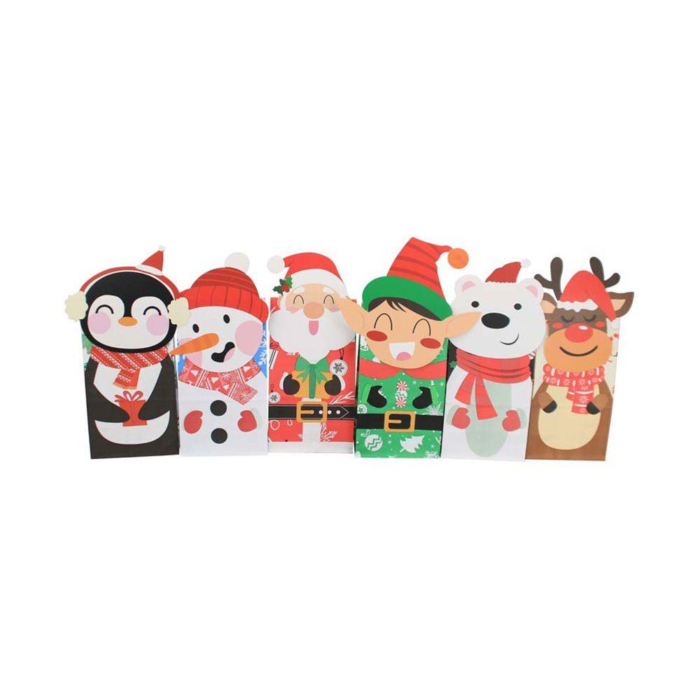 CHOOKEY Set 24 Túi Giấy Đựng Kẹo Giáng Sinh Năm Mới