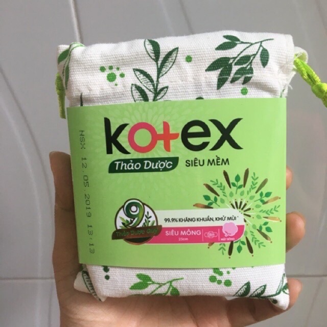 Kotex thảo dược gói 4miếng