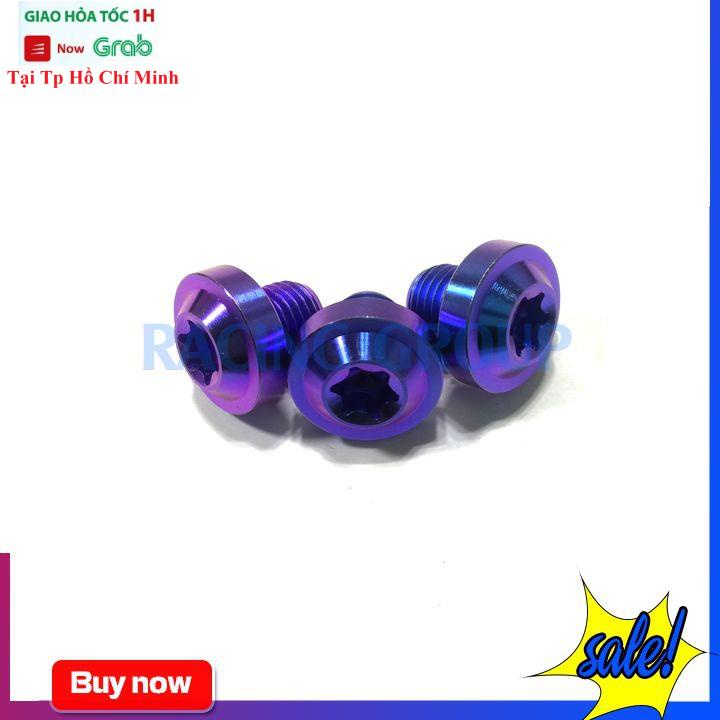 Ốc 10li10 GR5 Đầu Dù Nhiều Màu Gắn Xe Máy (Giá 1 Con)